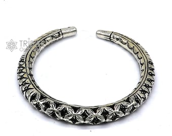 925 Sterling Silver Handmade Chitai Bangle Bracelet Kada 925 Sterling Silver Handmade Chitai Bangle Bracelet Kada