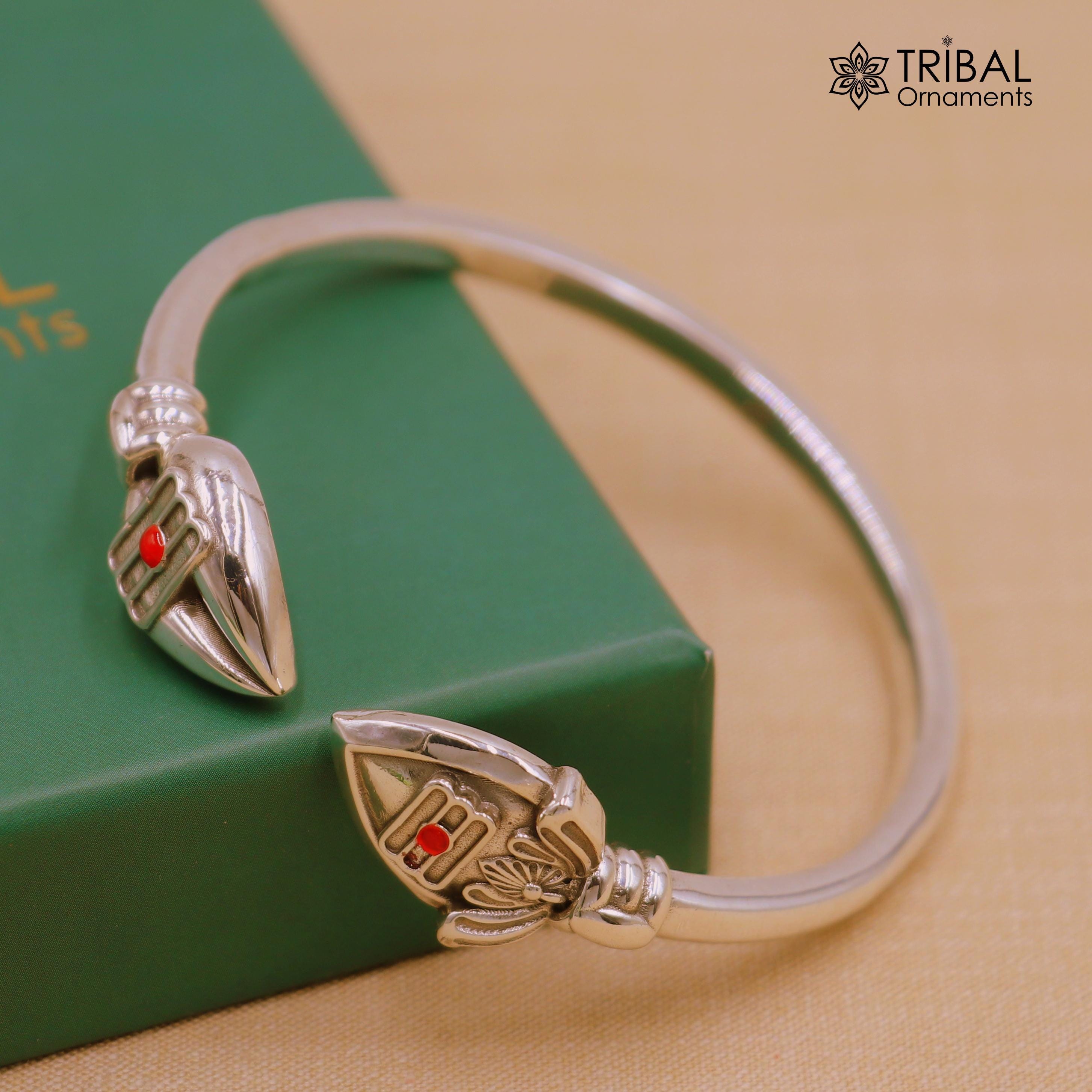Sterling Silver Kada Silver Bracelet Joyalukkas Joyalukkas Silver Kada