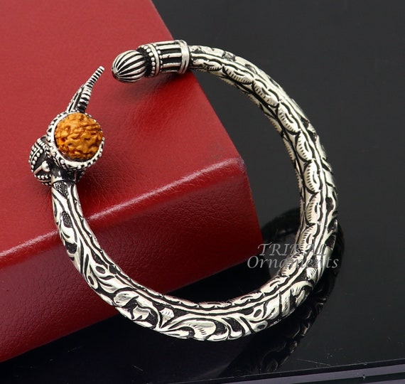 925 Sterling Silver Handmade Chitai Work Lord Shiva Trident