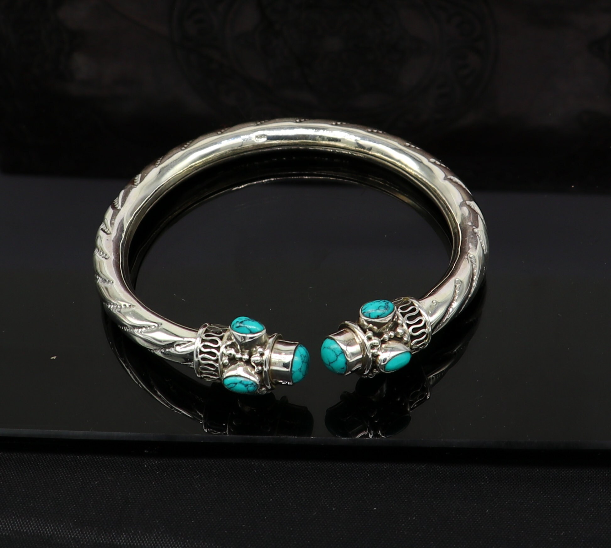 アクセサリー Sterling Silver Bangle / Turquoise turquoise-bangle-865639_grande