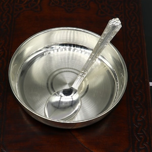 999 fine silver handmade solid plate/ tray, best gifting baby set for baby feeding, silver utensils, silver articles , puja utensils sv116