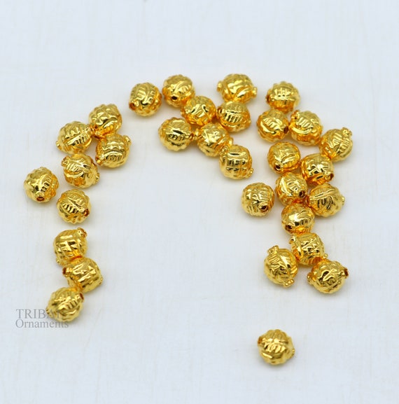 Vintage Antique Handmade Loose Beads Traditional Designer 22k Yellow Gold Beads or Ball for Custom Jewelry Making Bead21 Etsy Canada