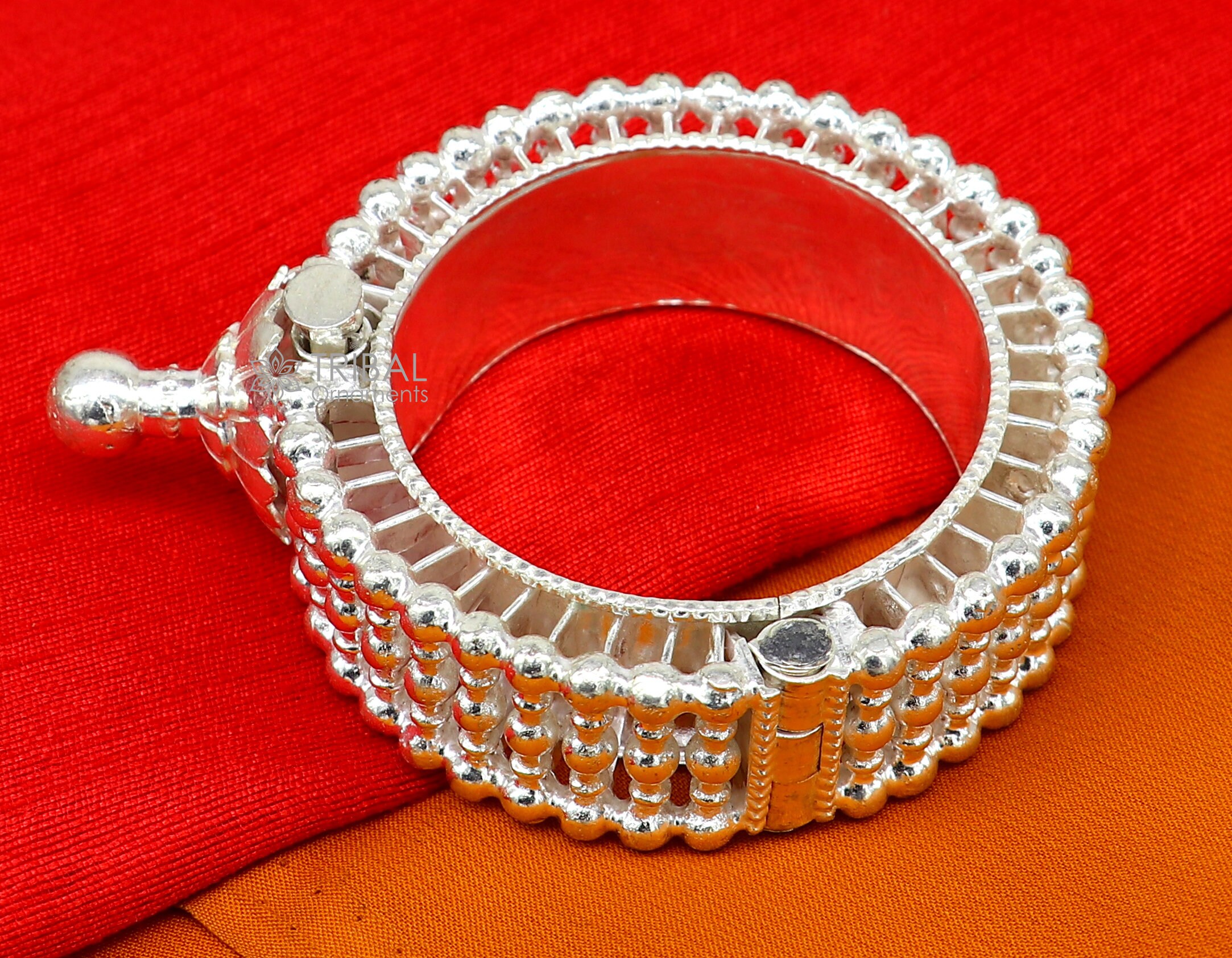アクセサリー INDIAN JEWELRY Square Stamp Bracelet Vintage Signed Lag-Zuni Sterling Silver Cuff Stampwork
