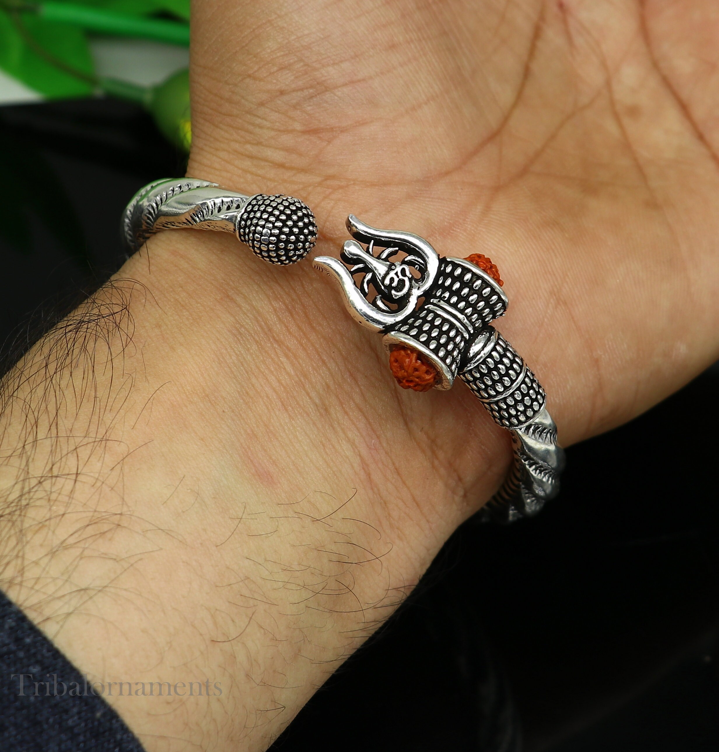 925 Sterling Silver Handmade Lord Shiva Trident Trishul Trishool