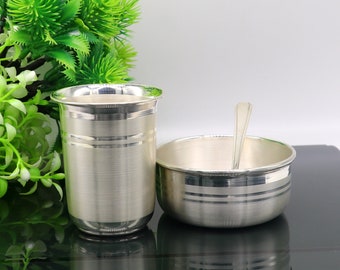 small bowl silver bowl for baby food