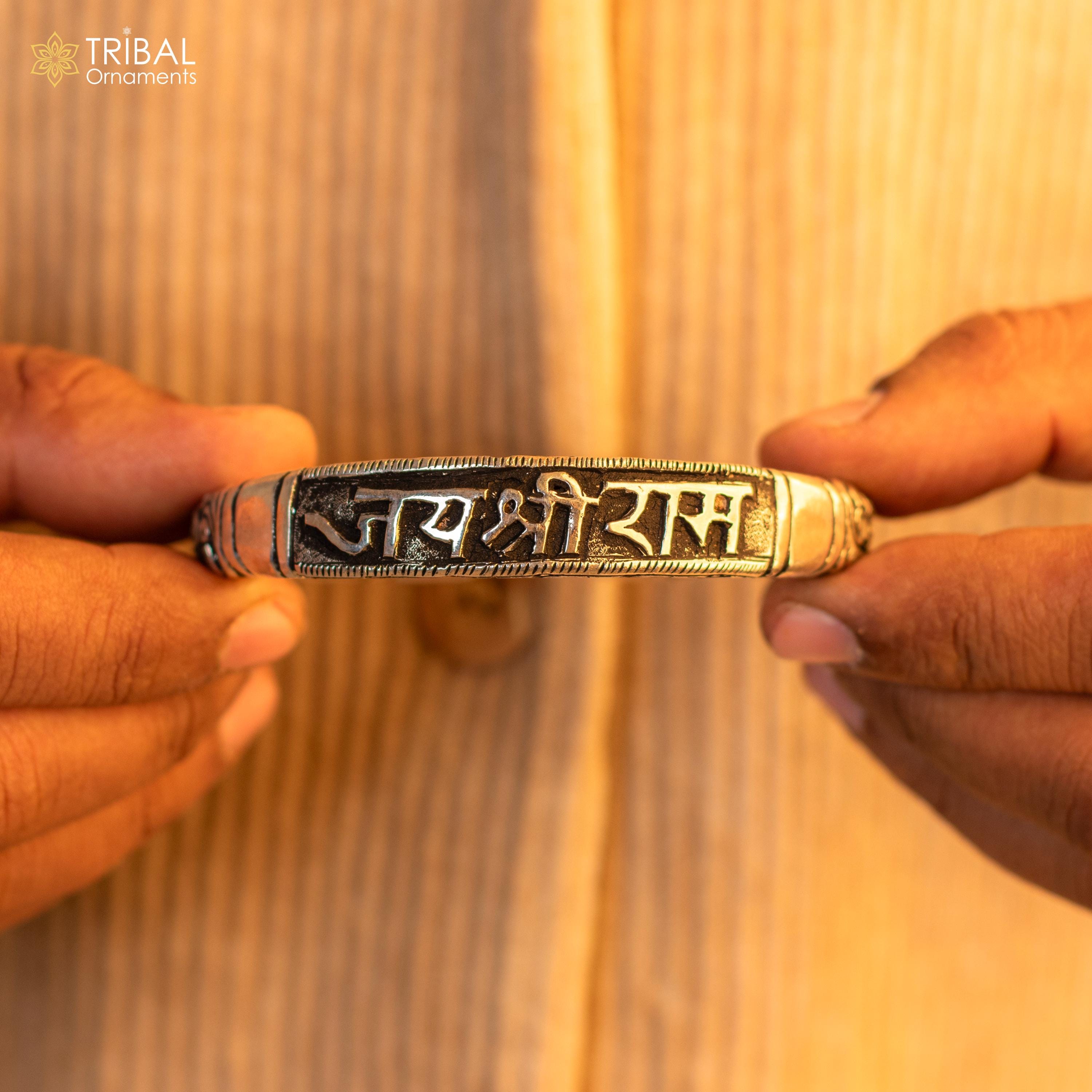 Sri Rama Hand Chain 925 Sterling Silver Handmade Chitai Work