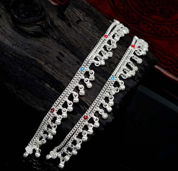 Baby leg chain silver price clearance