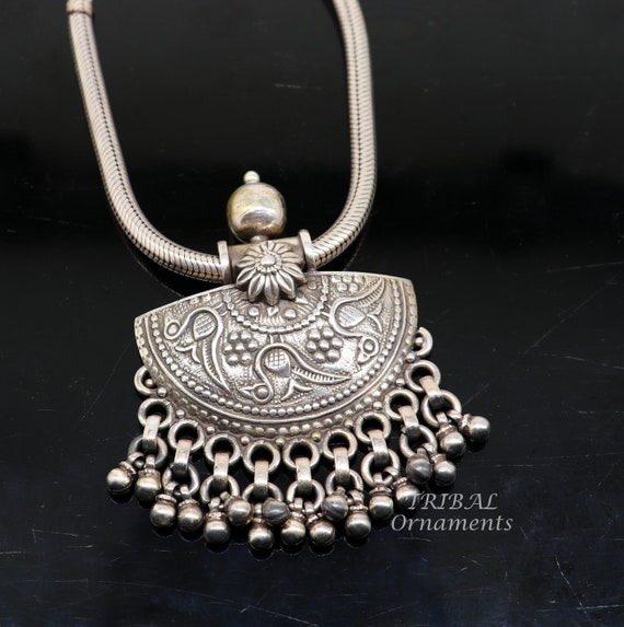 925 Sterling Silver Handmade Amazing Vintage Design Charm Pendant
