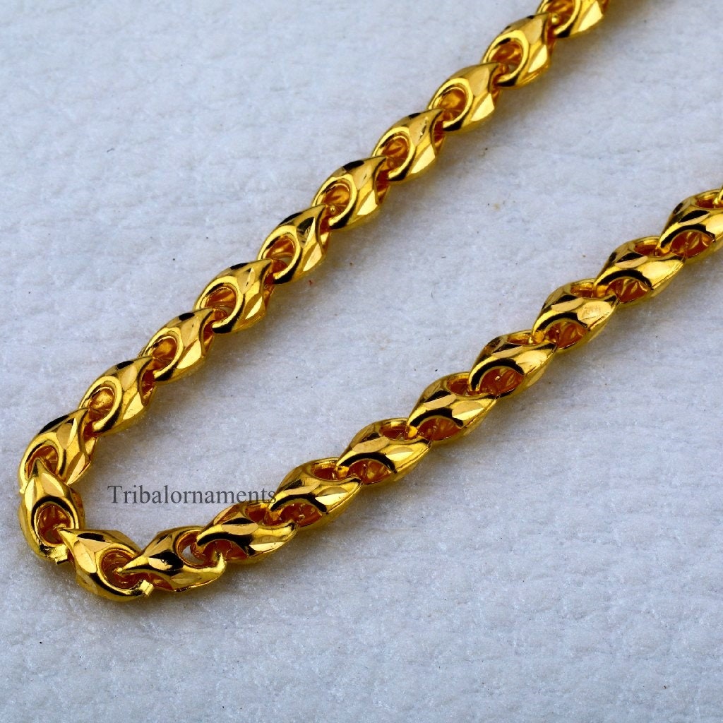 All Length Customized Unique Style 22kt Yellow Gold Handmade - Etsy