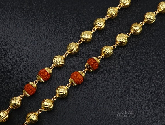 Mens rudraksha chain deals