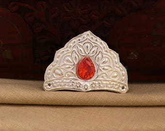 925 Sterling Silver Vintage Antique Design Handmade Mukut