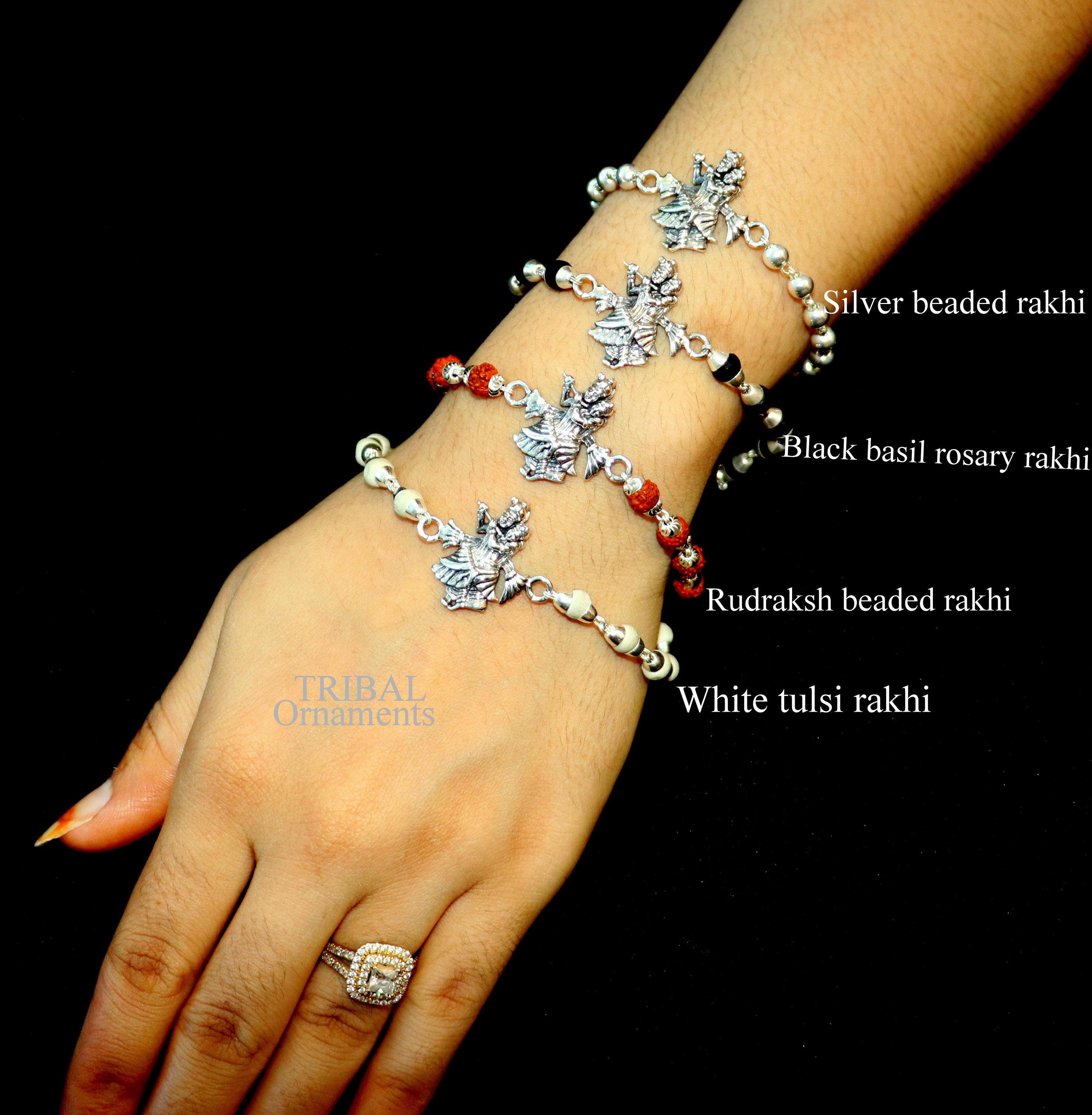 BuDhaGirl Krishna Caribe Bangles (set of 4)