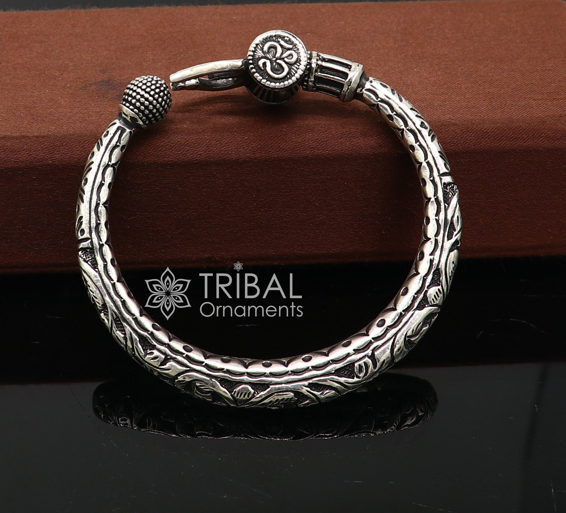 925 Sterling Silver Handmade Chitai Work Lord Shiva Trident