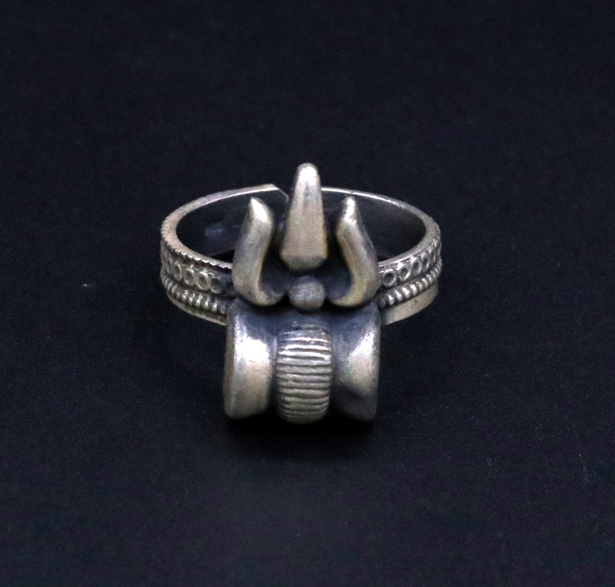 Buy Zumrut Silver Plated Brass Lord Shiva Engraved Finger Ring (Men and  Women) Online at Best Prices in India - JioMart.