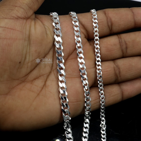 925 Sterling Silver Handmade Shiny Stylish 4mm/ 5mm/ 6mm 925 Sterling Silver Handmade Shiny Stylish 4mm/ 5mm/ 6mm