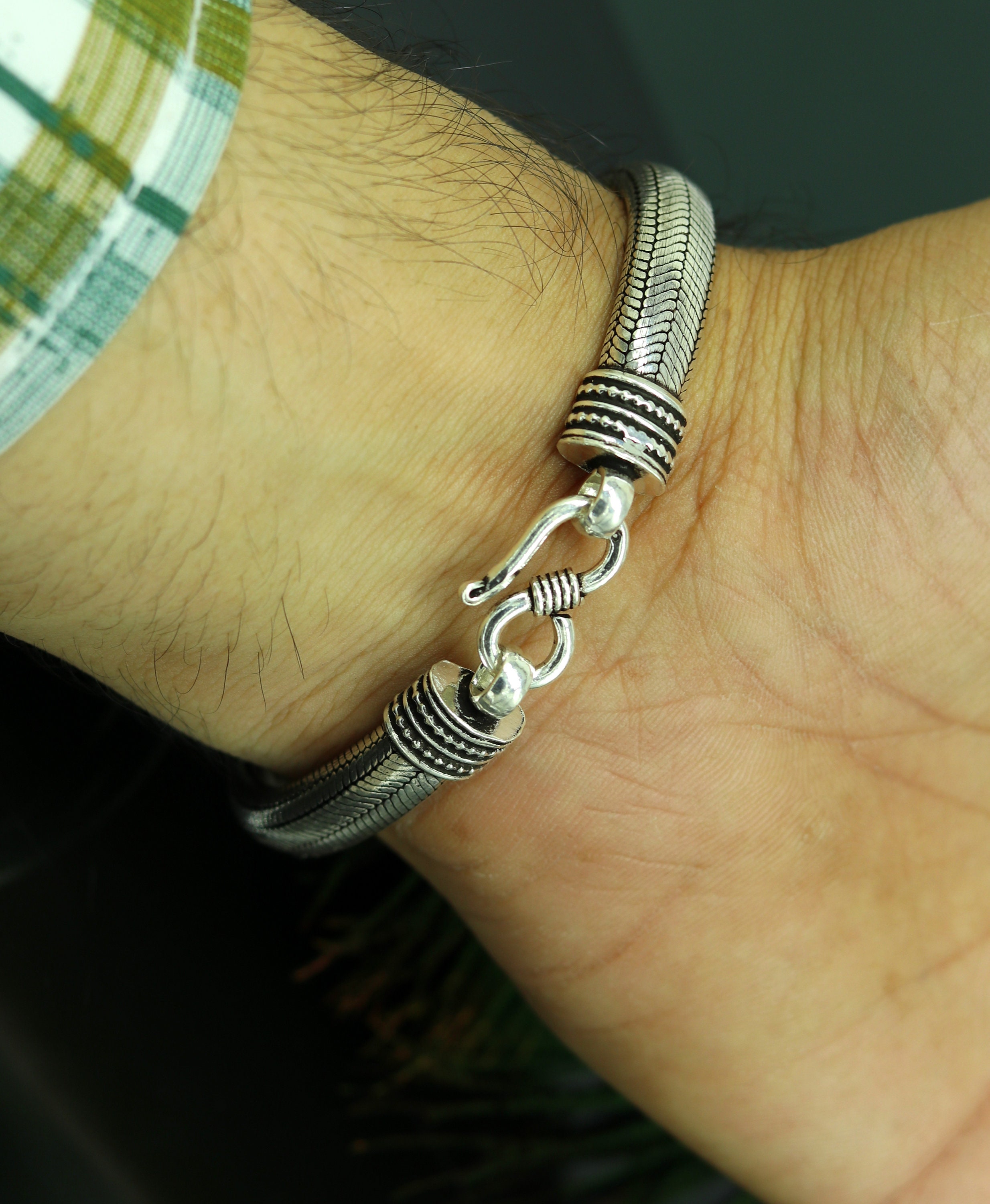Solid 925 Sterling Silver Handmade Snake Chain Heavy
