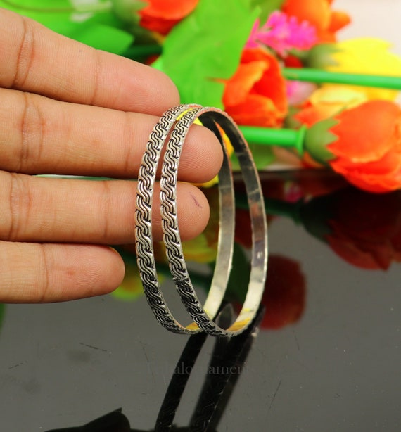アクセサリー silver 925 simple design bangle Amazon.com: 925 Sterling Bangle Bracelet Fashion Jewelry