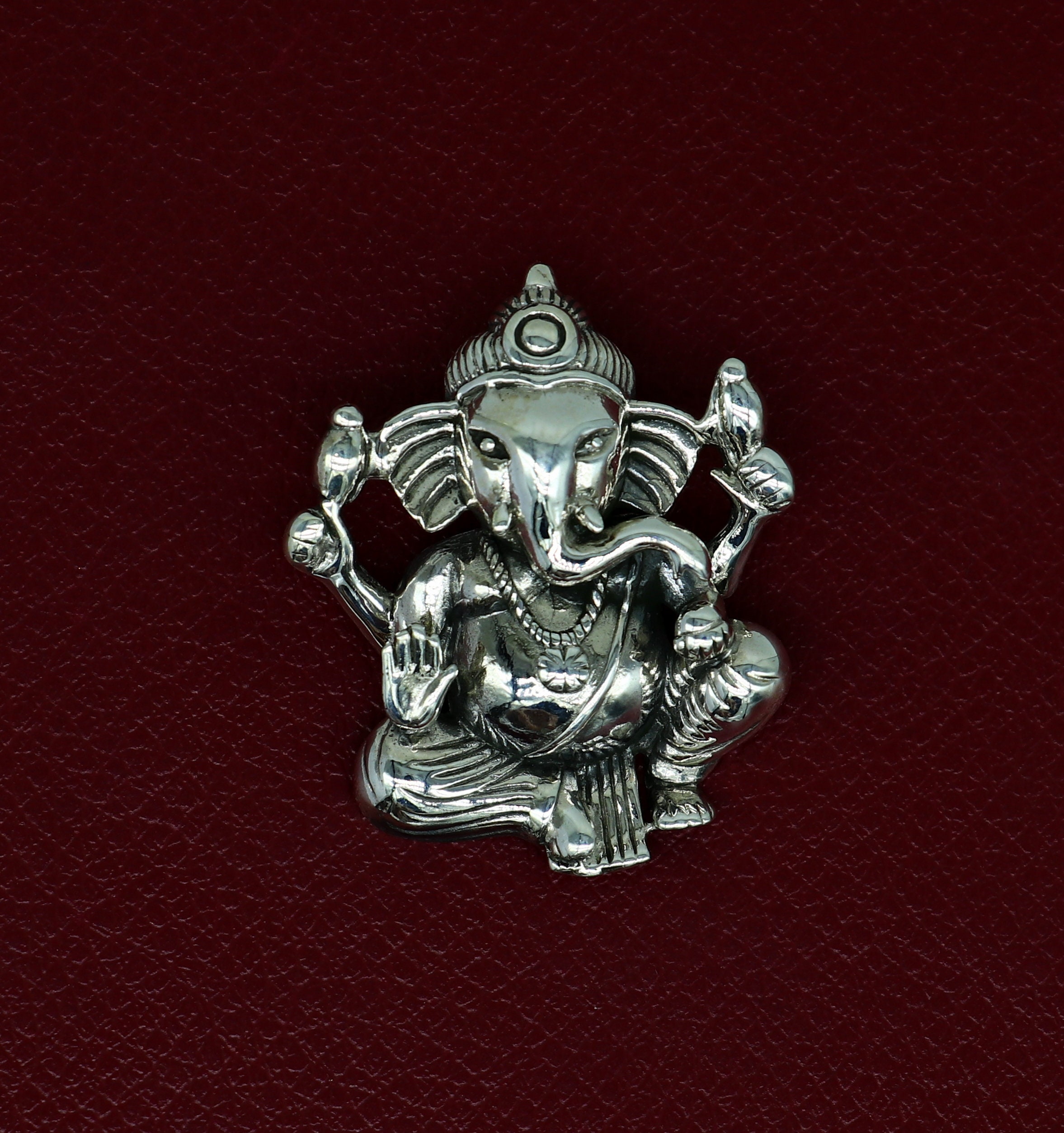 ガネーシャ925 ヴィンテージ トレンディ 925 スターリング シルバー ハンドメイド