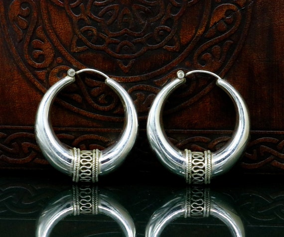 925 Sterling Silver Fabulous Vintage Plain Design Elegant