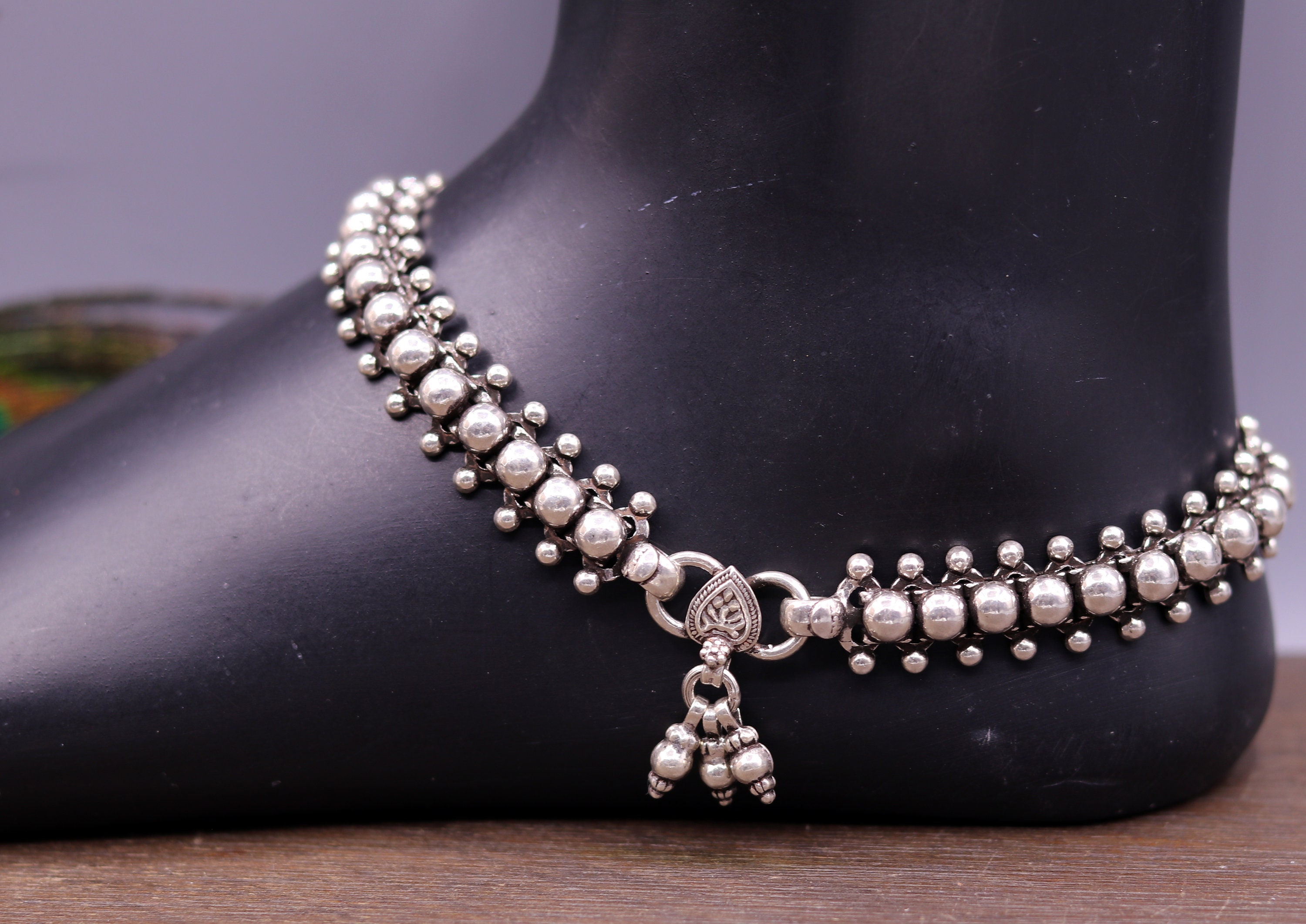 アンクレット [VINTAGE HOLLYWOOD] Ball n Beads Anklet アンクレット [VINTAGE HOLLYWOOD] Ball n Beads Anklet Silver