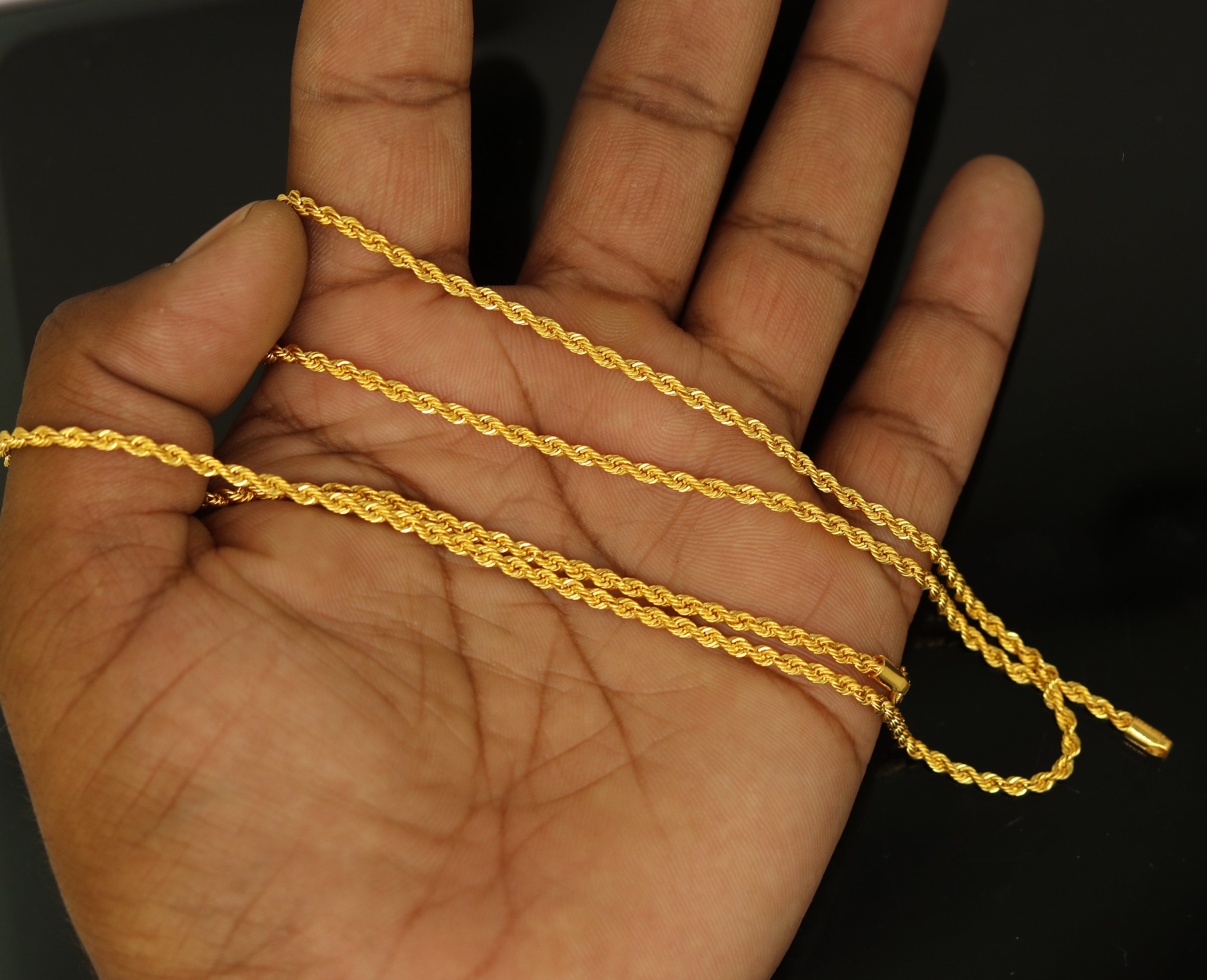 All size 2.3 mm handmade fabulous customized silky rope chain Etsy