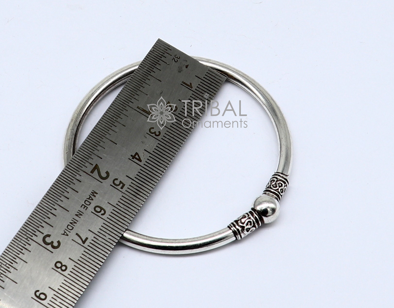 925 Sterling Silver Handmade Plain Shiny Design Cultural 925 Sterling Silver Handmade Plain Shiny Design Cultural