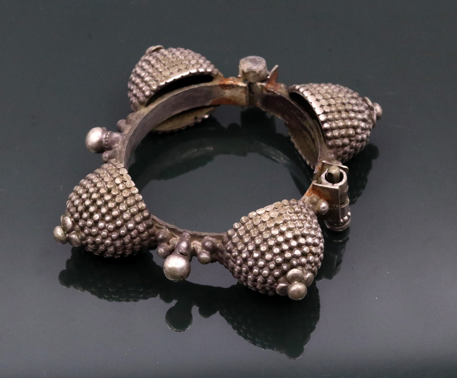 Sale Rajasthan Tribal Silver Jewelry Old Silver Cuff Bracelet Etsy