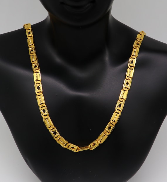 Mens indian gold chain designs deals