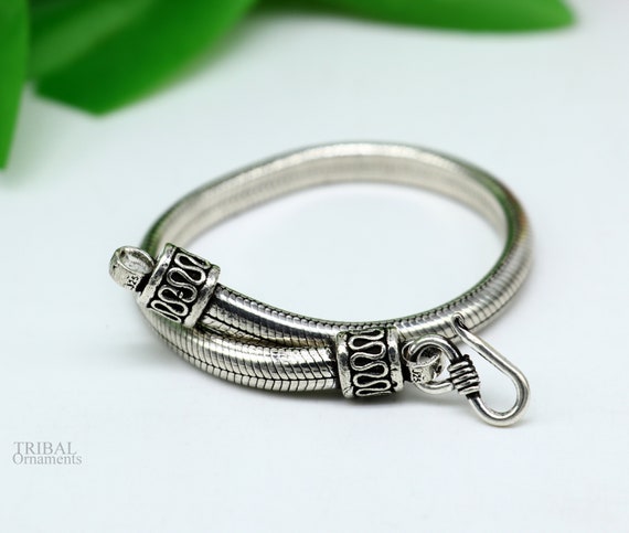 8 8.5 Inches 6mm 925 Sterling Silver Handmade Snake Chain Bracelet