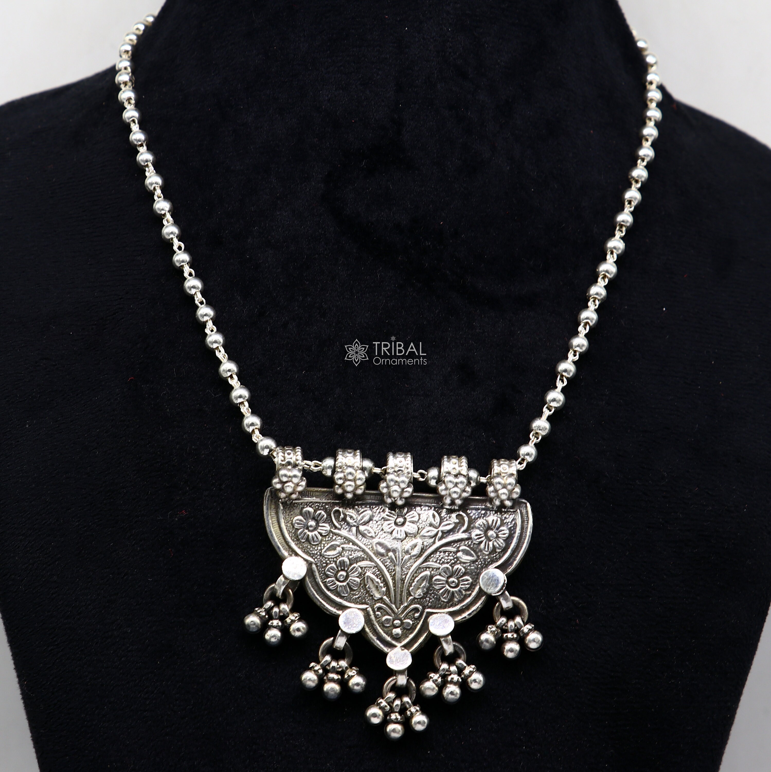 925 Sterling Silver Handmade Indian Traditional Cultural Trendy