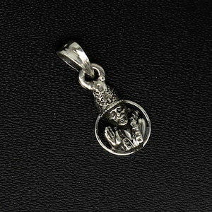 925 sterling silver handmade Indian idol Sai Baba pendant, amazing stylish unisex pendant locket personalized jewelry tribal jewelry ssp478