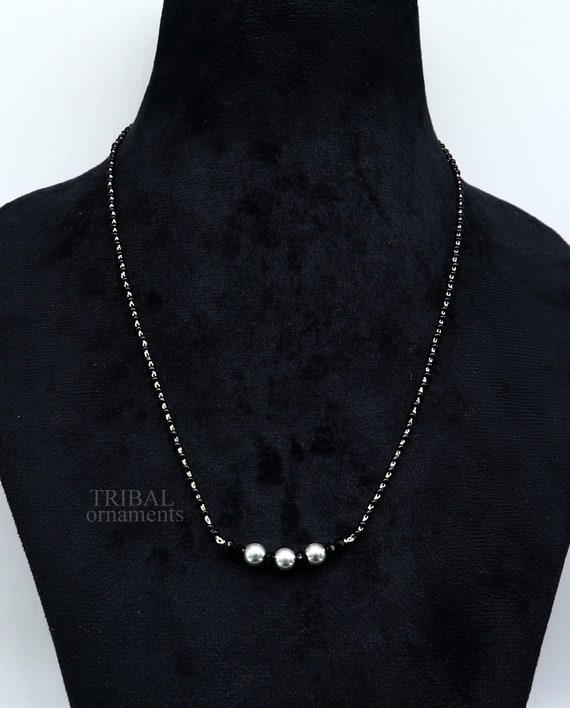 ネックレス・ペンダント [KINDABABY] [925silver] glitzy black chain necklace 925silver] glitzy black chain necklace - kindababy