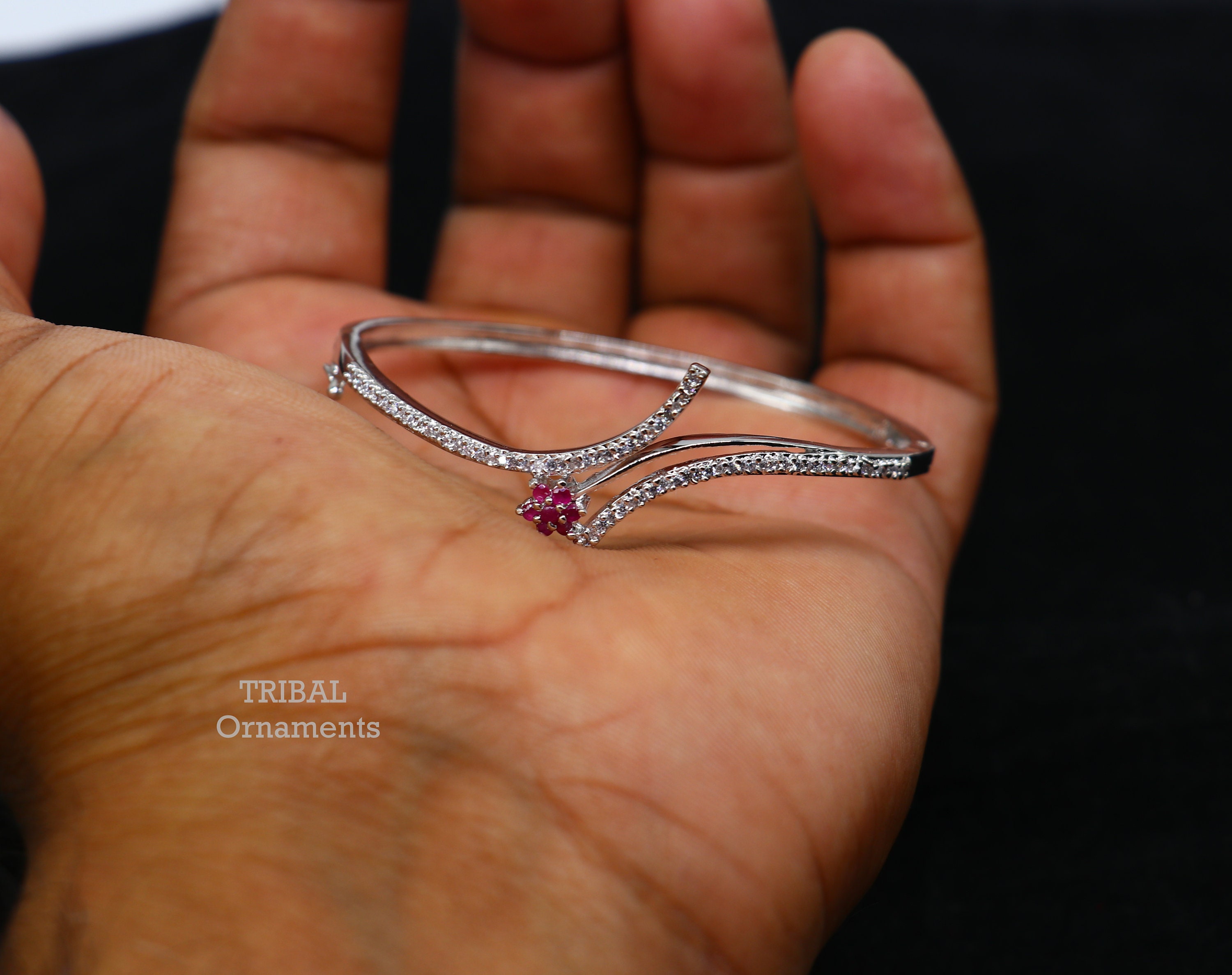 925 Sterling Silver Handmade Amazing Cubic Zircon Pink 925 Sterling Silver Handmade Amazing Cubic Zircon Pink
