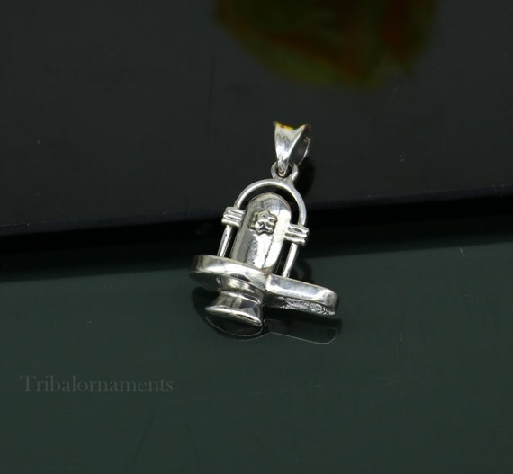 925 Sterling Silver Amazing Designer Hindu Idol Lord Shiva Lingam