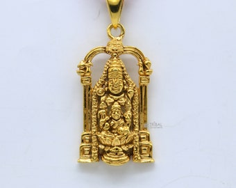 925 Sterling Silver Vintage Stylish Idol Tirupati Balaji and 925 Sterling Silver Vintage Stylish Idol Tirupati Balaji and