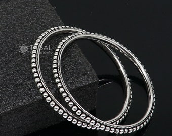 アクセサリー Crockery Bangle diverseconception SV Cultural Trendy 925 Sterling Silver Handmade Gorgeous Bangle