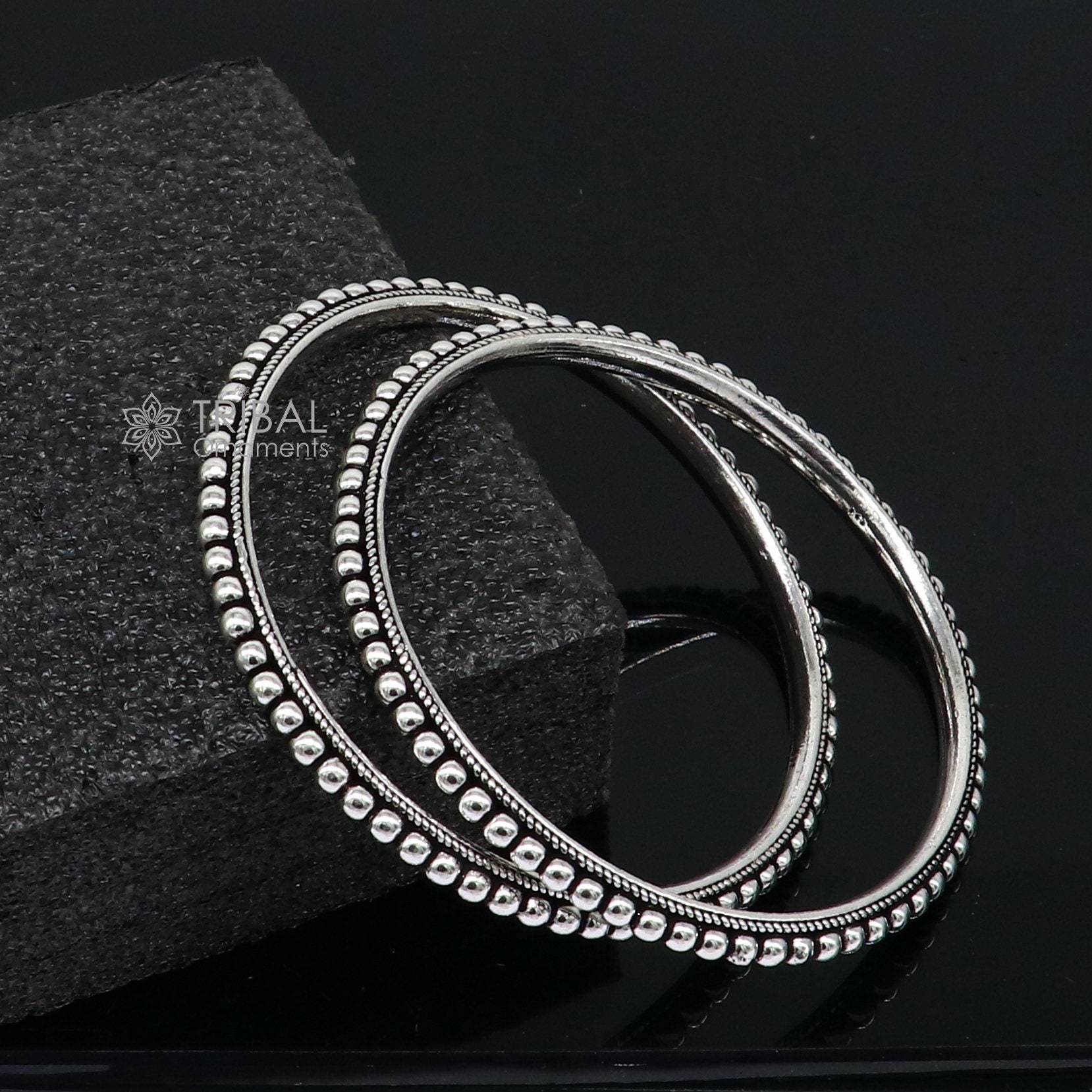 Cultural Trendy 925 Sterling Silver Handmade Gorgeous Bangle Cultural Trendy 925 Sterling Silver Handmade Gorgeous Bangle
