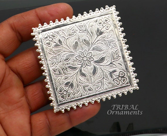 2.5 Vintage Design Sterling Silver Handmade Customize Small 2.5 Vintage Design Sterling Silver Handmade Customize Small