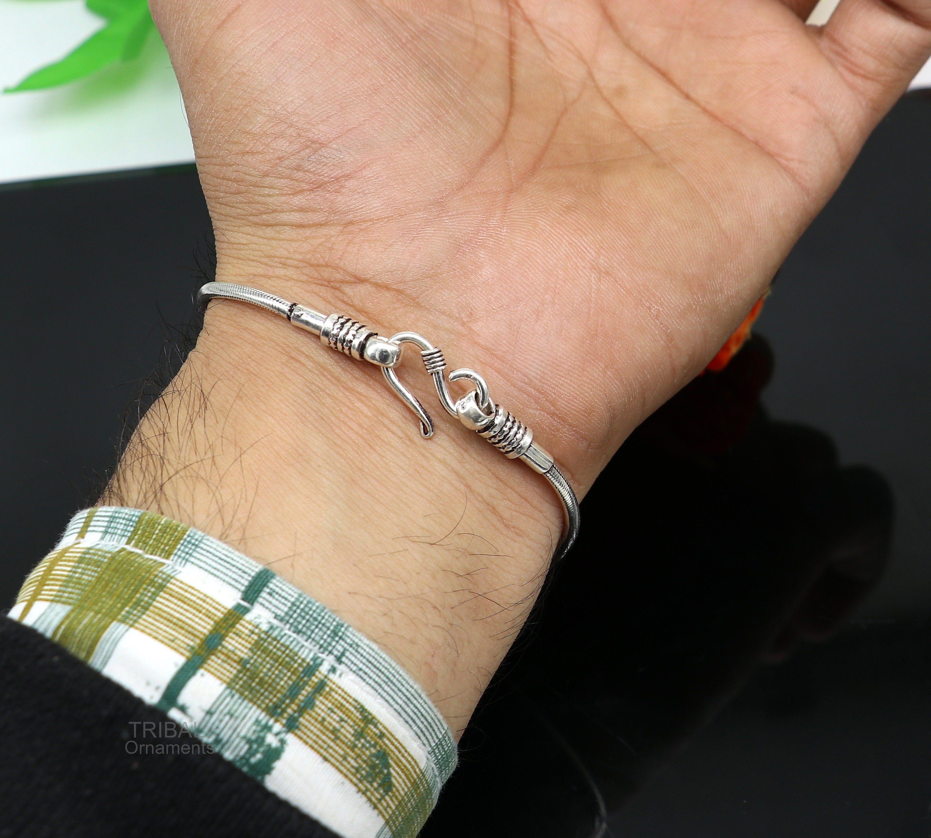 ☆TATIANA☆ Silver 925 Glazed Snake Chain Bracelet BR2193 MUSINSA | TATIANA (Silver 925) Glazed Snake Chain Bracelet