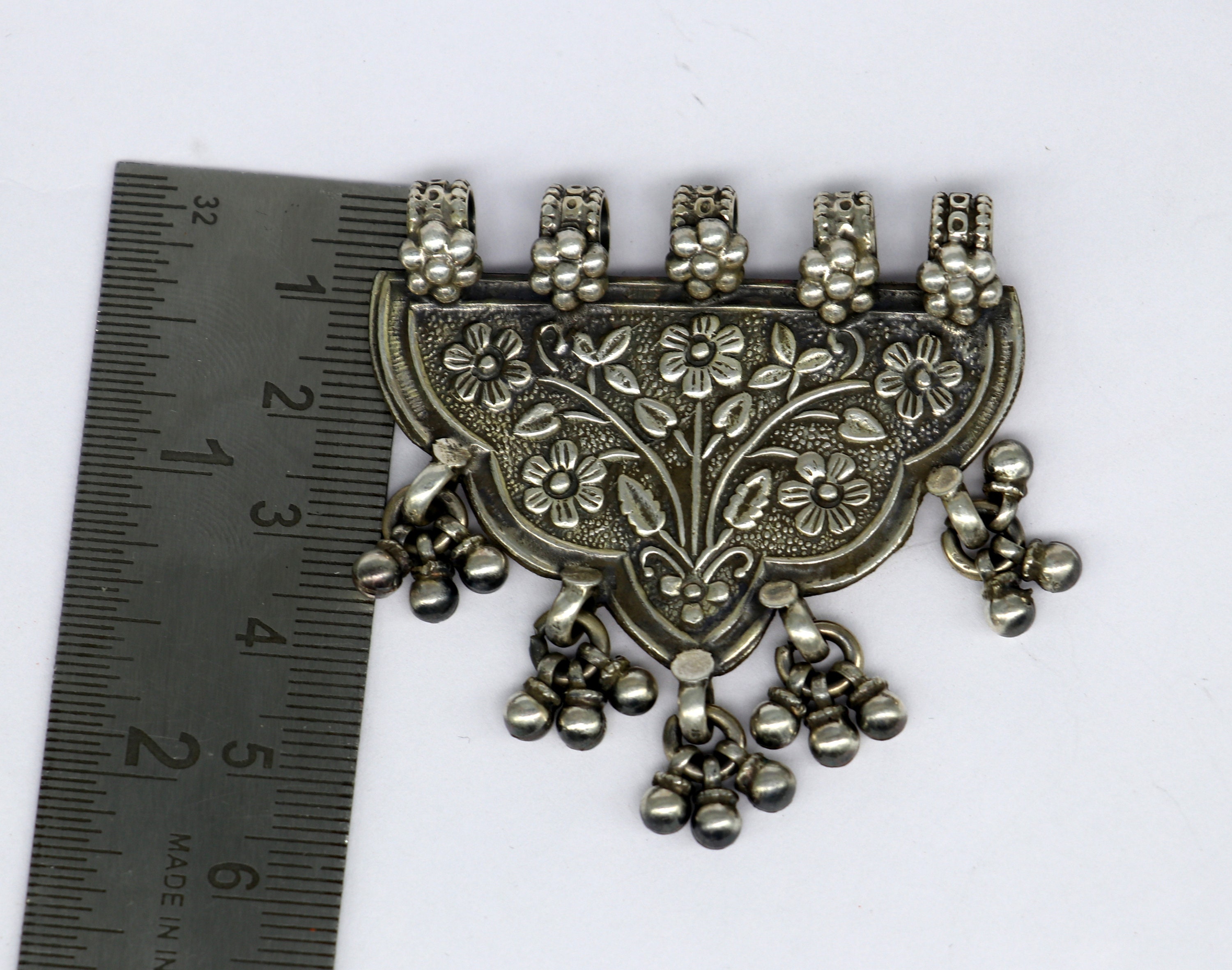 Gold Antique Tribal Jewelry Vintage Design Handmade 925 Solid 