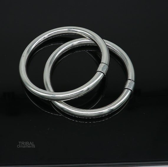 【まとめ／CHTY】FLAT BANGLE by Silver 925 Bracelet | Flat Twisted Bangle Sterling Silver | Susan