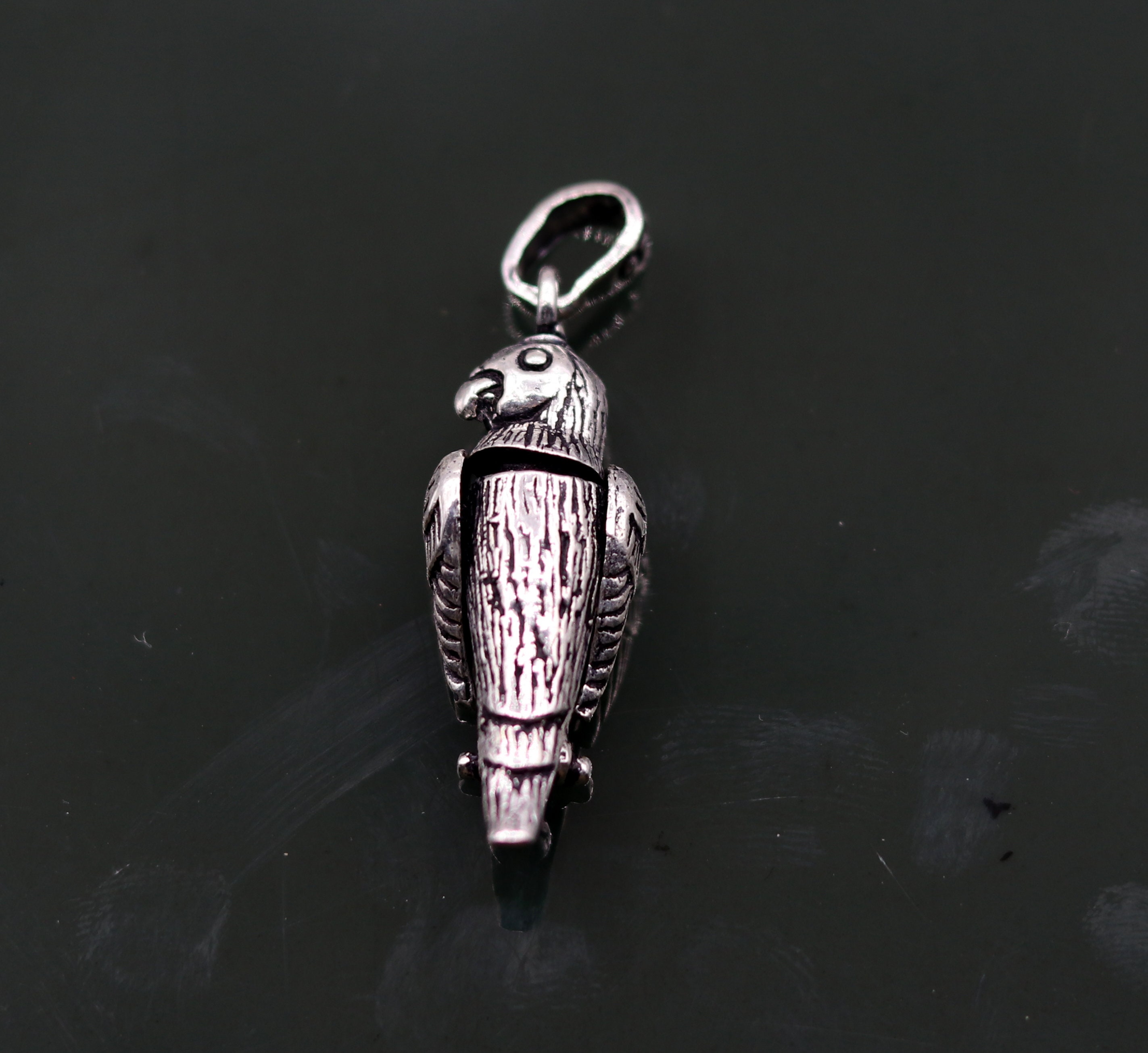 Orecchini a forma di pappagallo, in argento Sterling 925