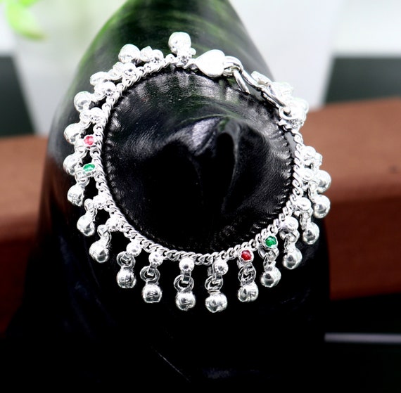 5" solid Sterling silver handmade Stunning waved … - image 8