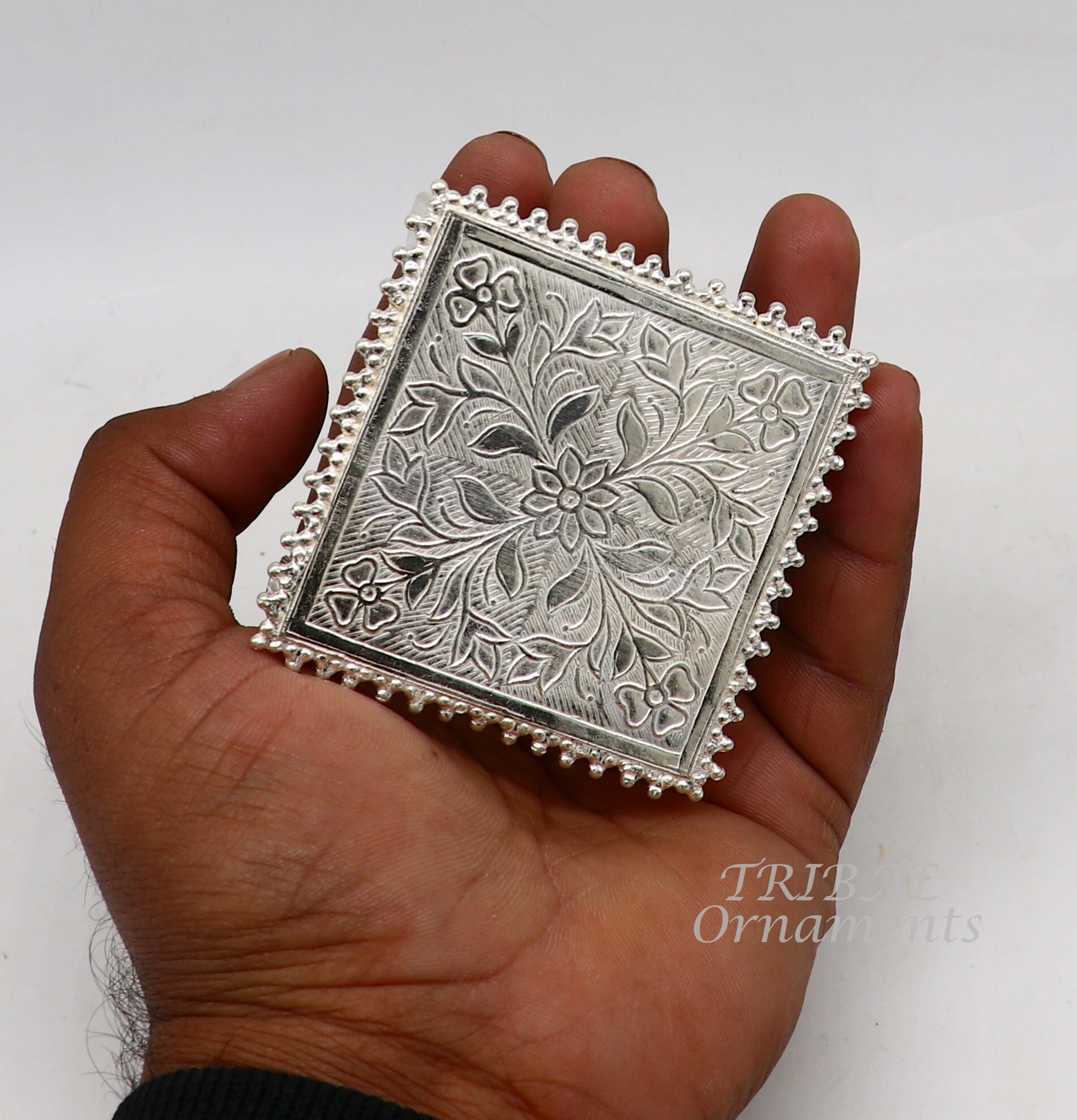 2.5 Vintage Design Sterling Silver Handmade Customize Small 2.5 Vintage Design Sterling Silver Handmade Customize Small