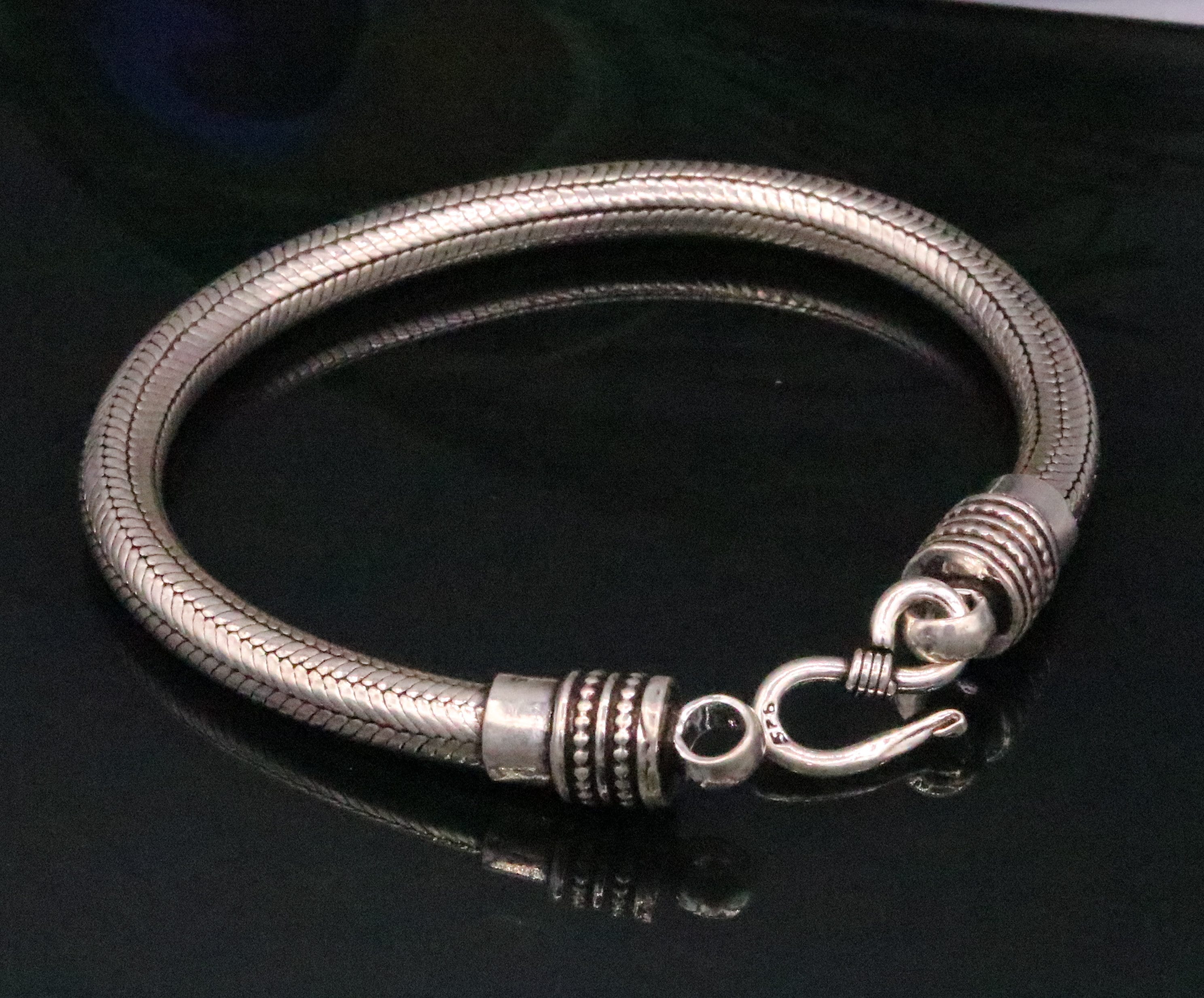 5mm Amazing Customized Vintage Style Snake Chain Handmade 925