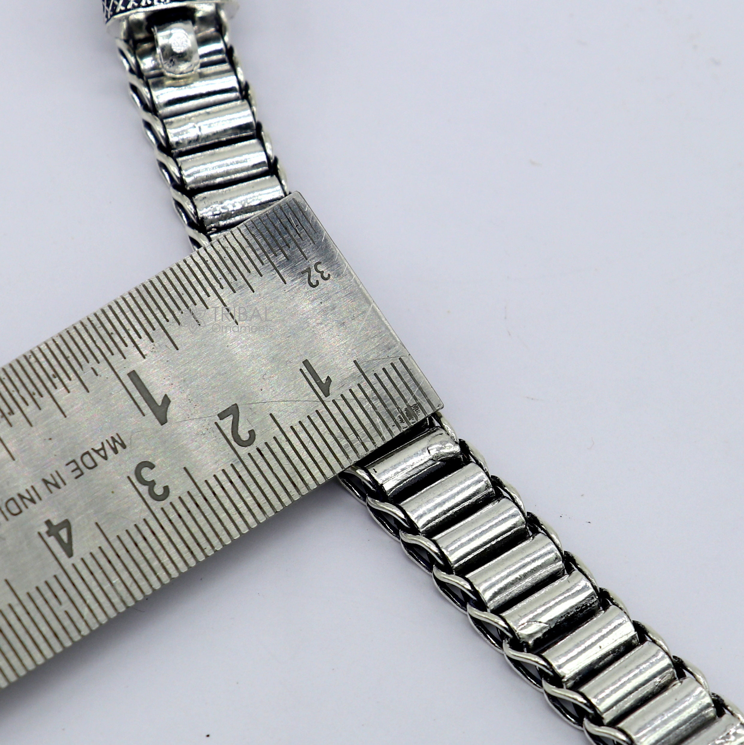 11mm 925 Sterling Silver Handmade Rolar Bracelet Chain 11mm 925 Sterling Silver Handmade Rolar Bracelet Chain