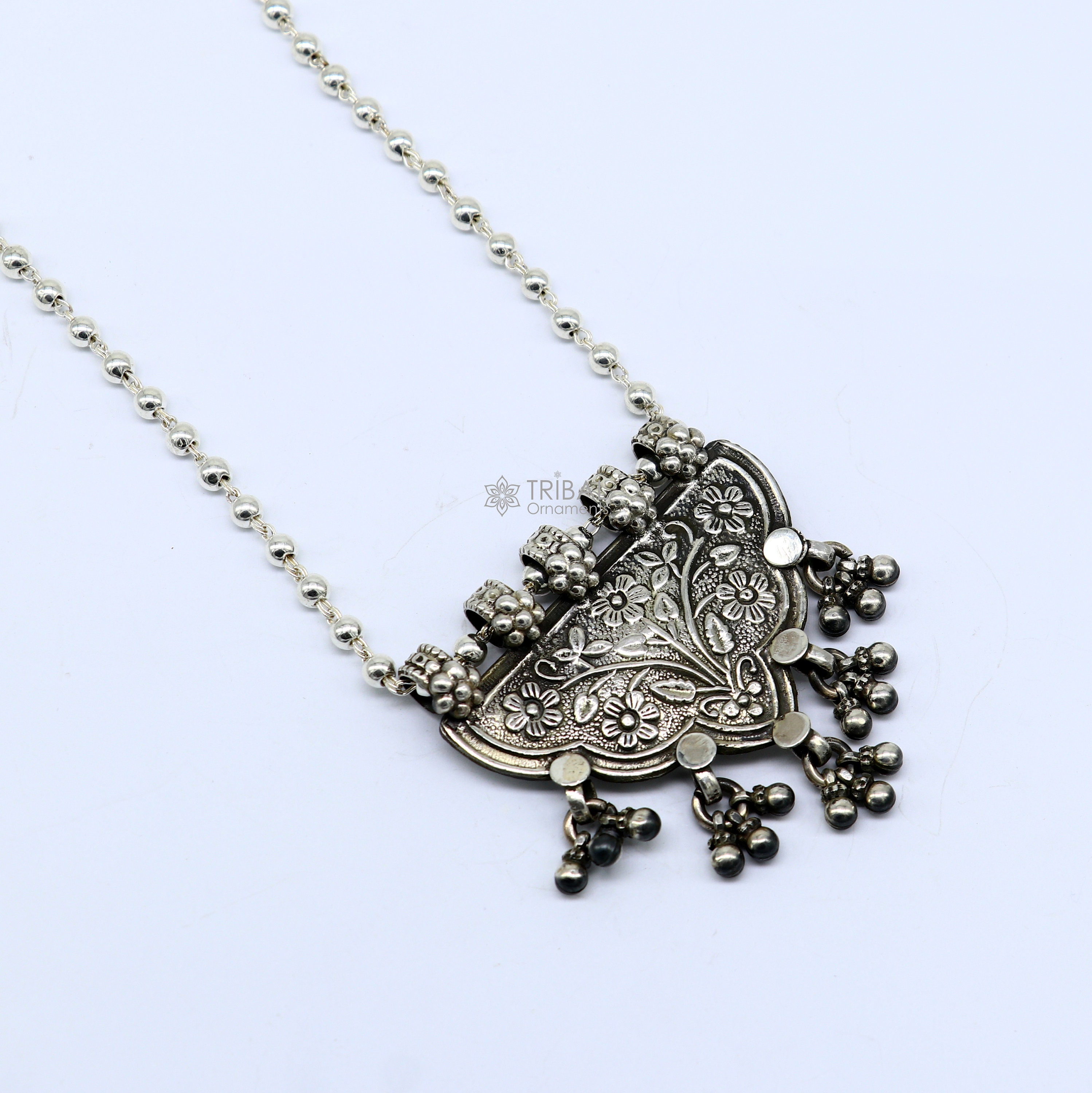 925 Sterling Silver Handmade Indian Traditional Cultural Trendy