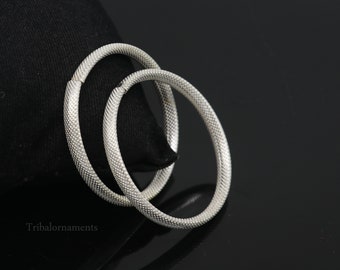 Sterling Silver Handmade Sterling Silver New Born Baby Bangle