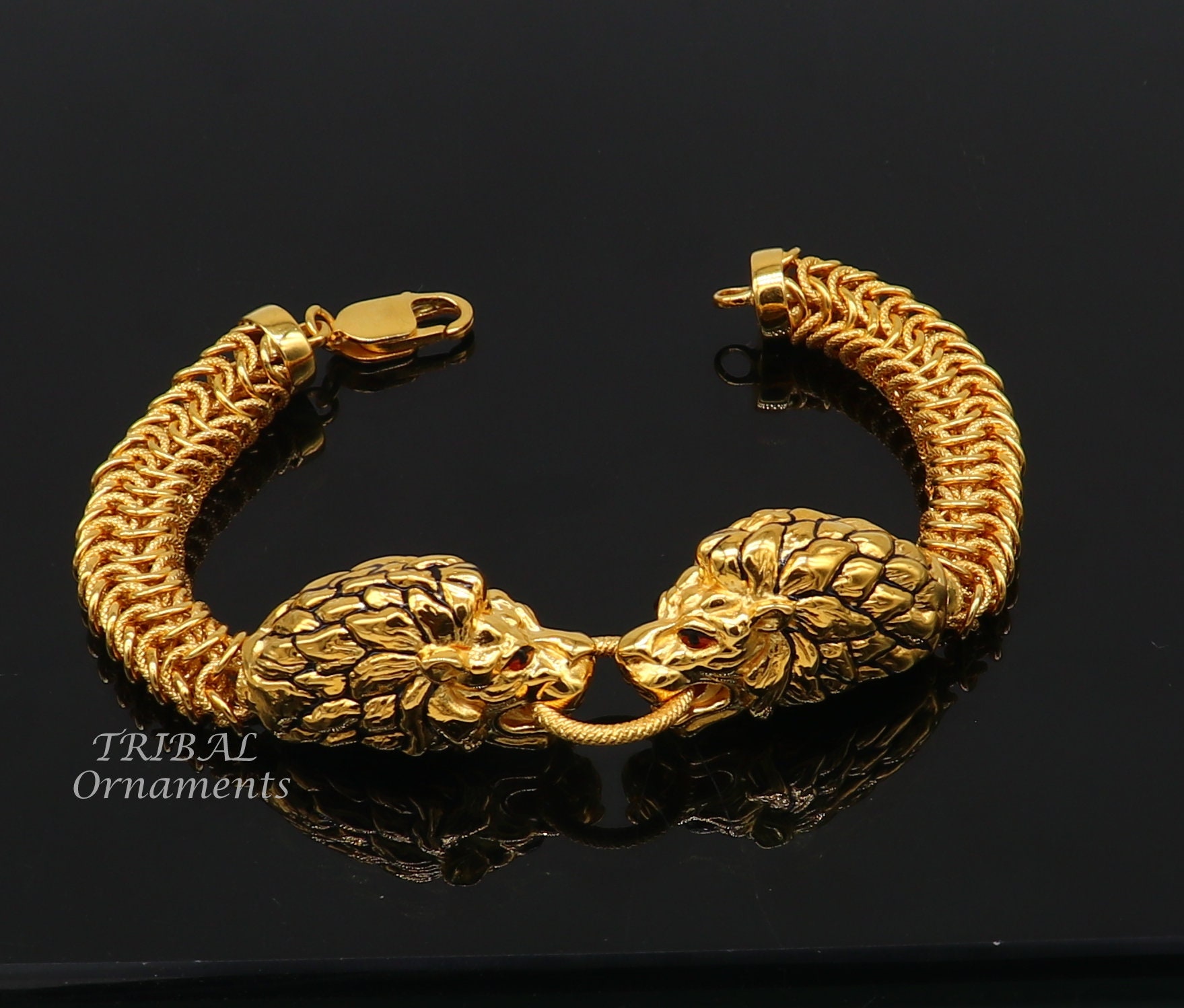 Trillion London - Braccialetti a forma di leone a due teste di