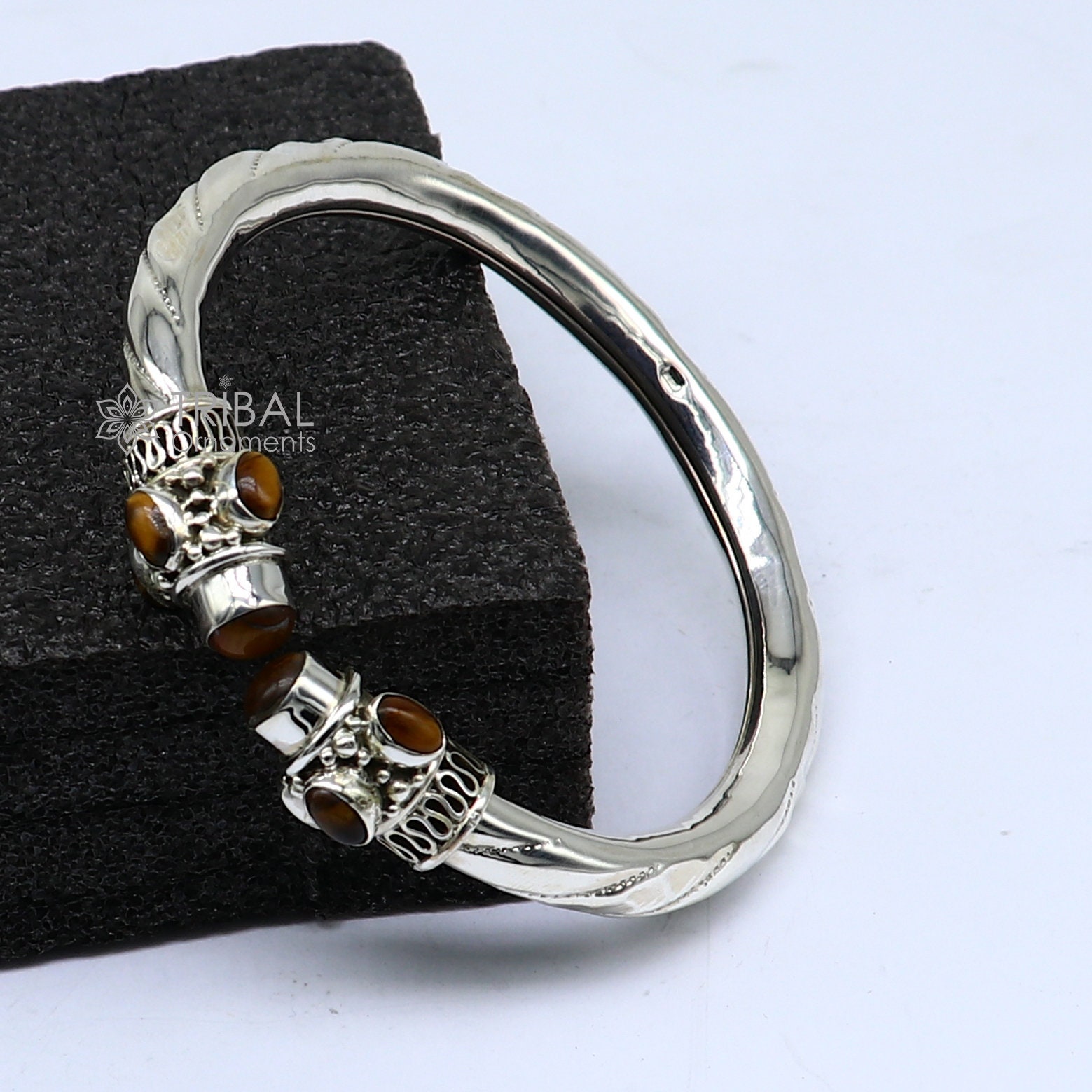 925 Sterling Silver Fabulous Tiger Eyes Stone Handmade 925 Sterling Silver Fabulous Tiger Eyes Stone Handmade